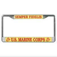 License Plate Frame: Semper Fidelis