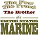 Printed Shirt: The Brother of a US Marine (Short Sleeve)
