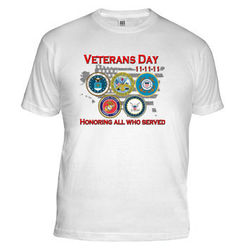 Printed Shirt: Honor those who served (Short sleeve)
