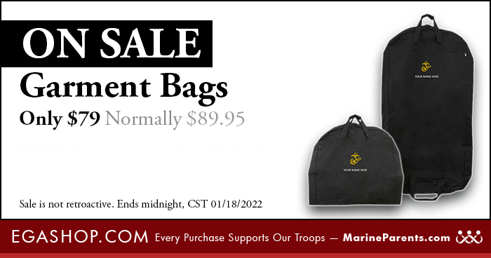 Your Marine needs a Garment Bag!