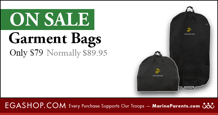 USMC GARMENT BAGS ON SALE