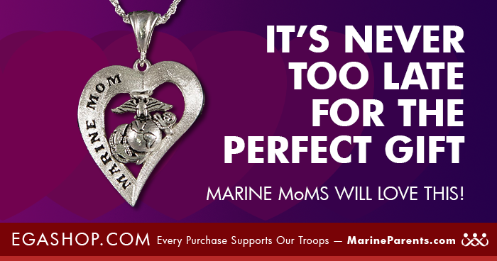 MARINE MoM HEART NECKLACE ON SALE!