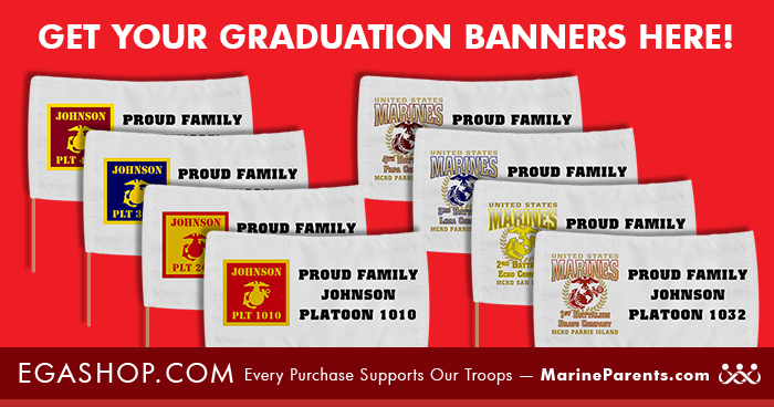 USMC GRADUATION BANNERS ON SALE!