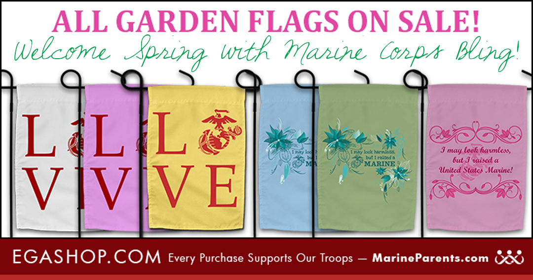 SPRING SALE: Marine Garden Flags!