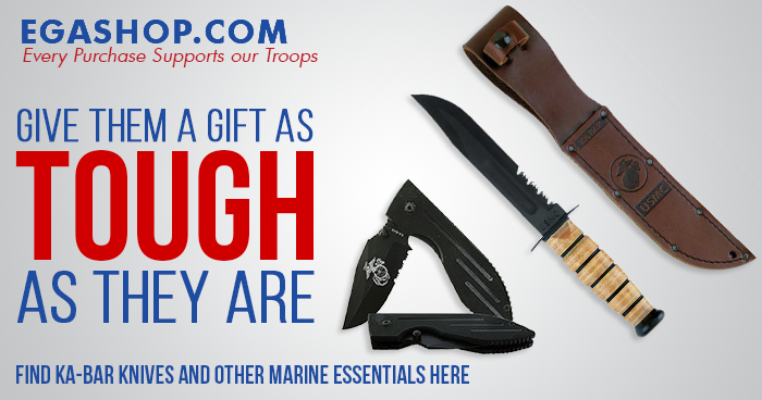Sale for Marine Corps Family Day at the EGA Shop