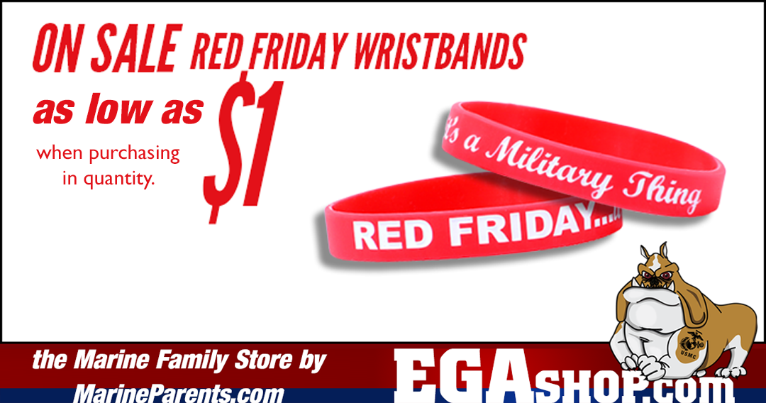 Red Friday Wristbands ON SALE