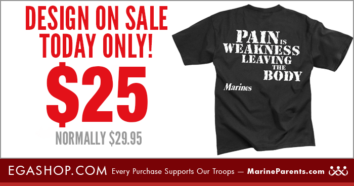 Sale on Marine Corps T-Shirts at the EGA Shop