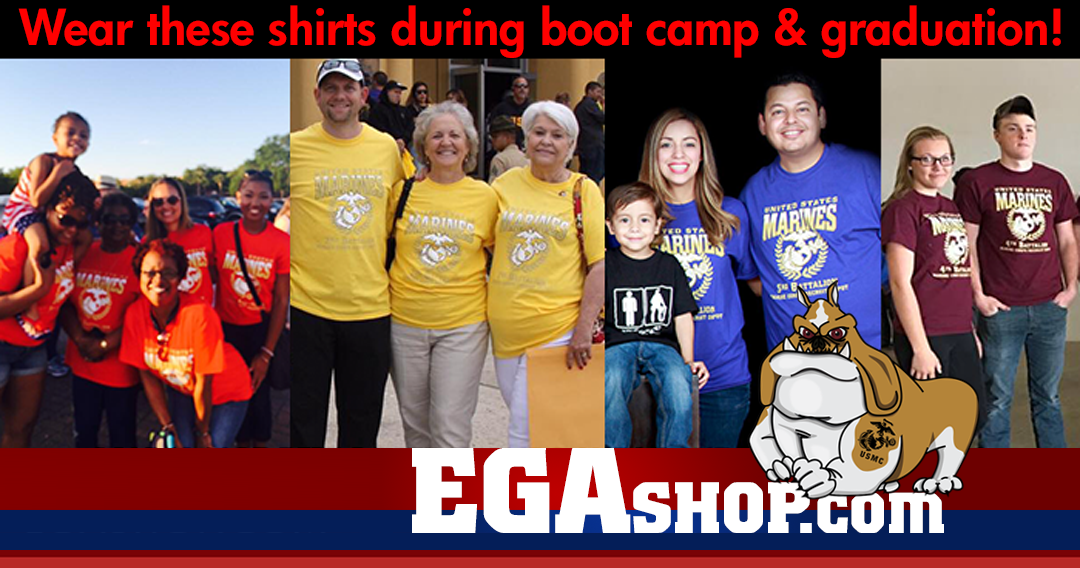 Sale on Marine Corps T-Shirts at the EGA Shop
