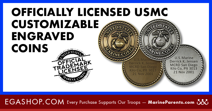 Engraved Coins for Your Marine!