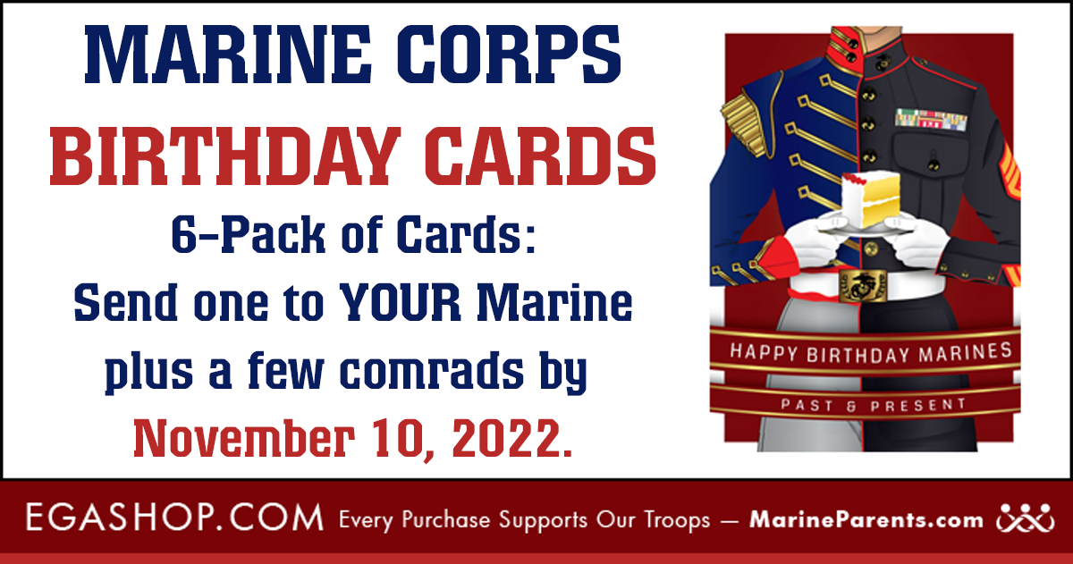 USMC BIRTHDAY CARDS!