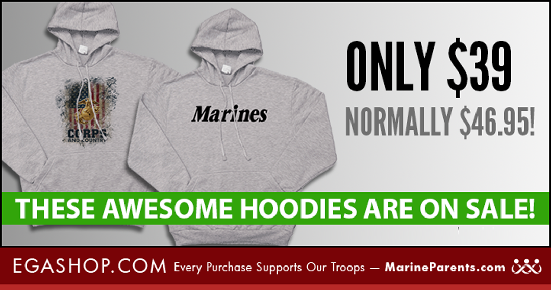These must-have Marine hoodies are on sale!