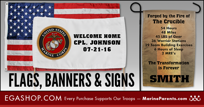 Sale for Marine Corps Family Day at the EGA Shop
