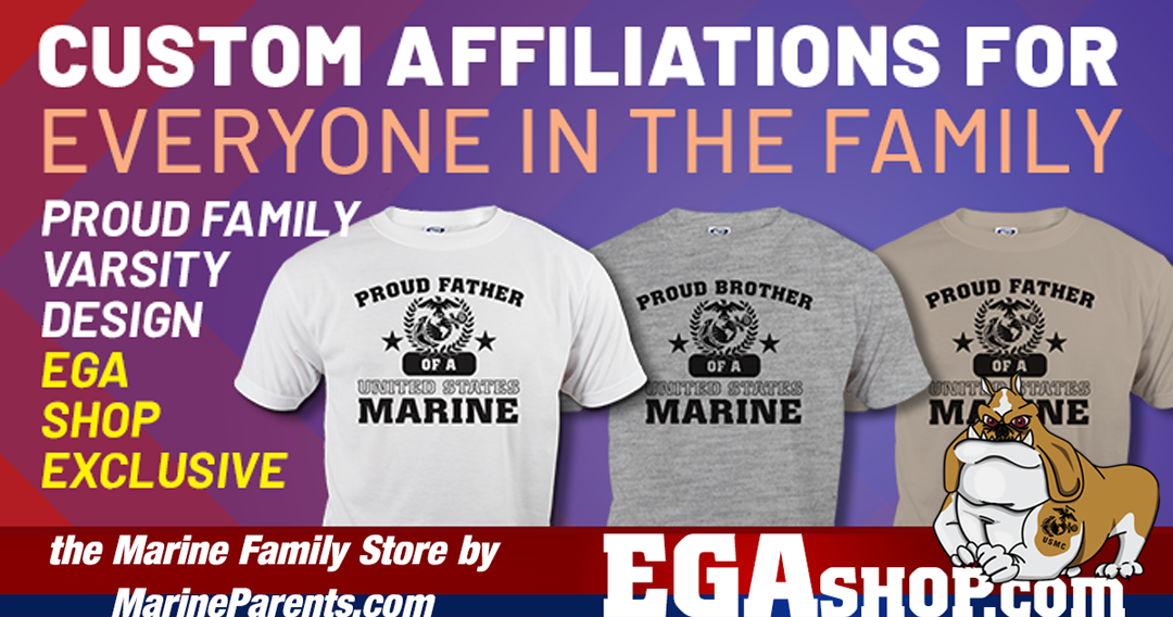 Sale for Marine Corps Family Day at the EGA Shop