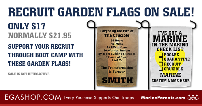 Sale for Marine Corps Family Day at the EGA Shop