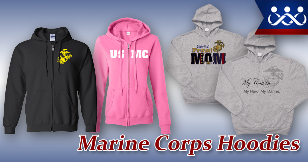 Marine Corps Hoodies, Choose Your Design!