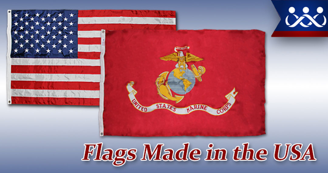 Flags made in the USA
