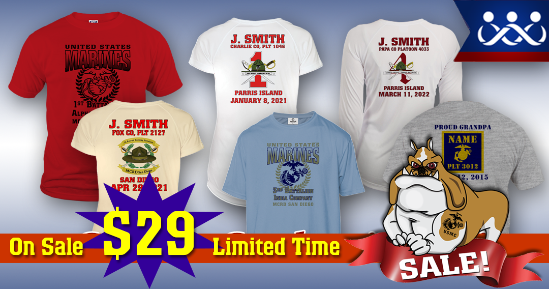 $29 ON SALE Custom Marine Graduation Shirts