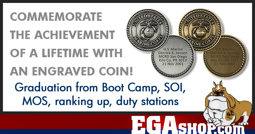 Sale on Marine Corps T-Shirts at the EGA Shop