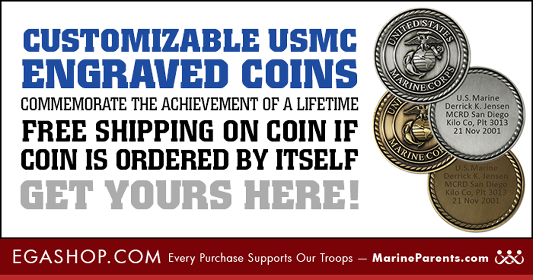 Sale for Marine Corps Family Day at the EGA Shop