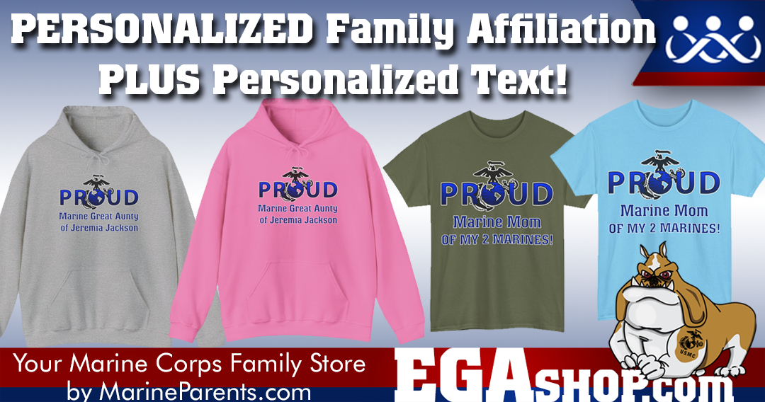 Sale for Marine Corps Family Day at the EGA Shop