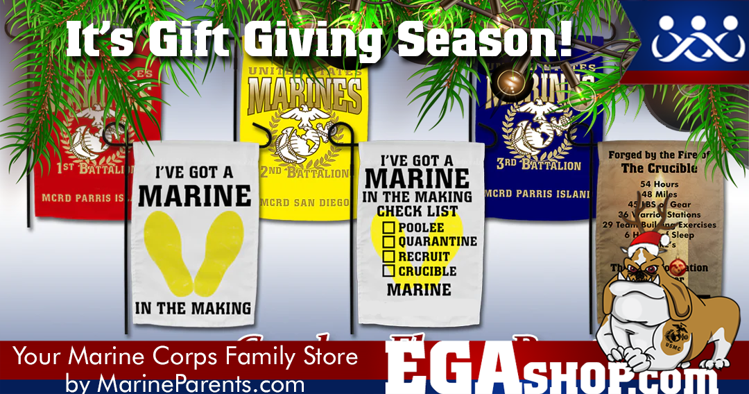 Sale for Marine Corps Family Day at the EGA Shop