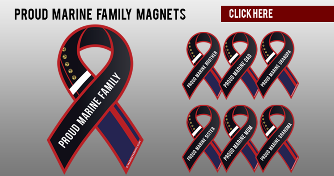 Dress Blue Ribbon Car Magnet