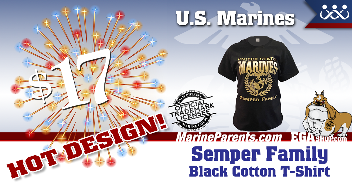 SALE USMC Semper Family T-Shirt