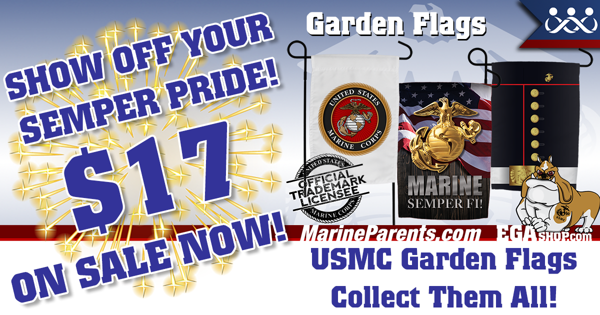 USMC GARDEN FLAGS ON SALE!