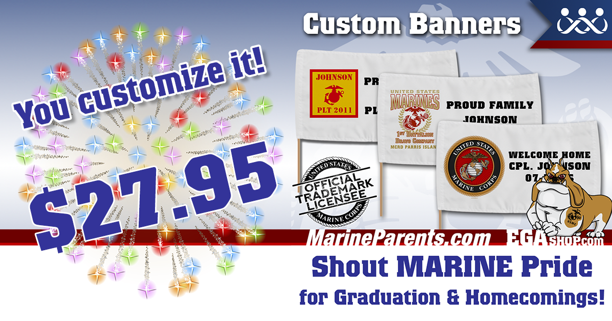 USMC GRADUATION BANNERS