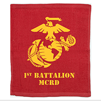 Rally Towel: 1st Recruit Btn (Red)