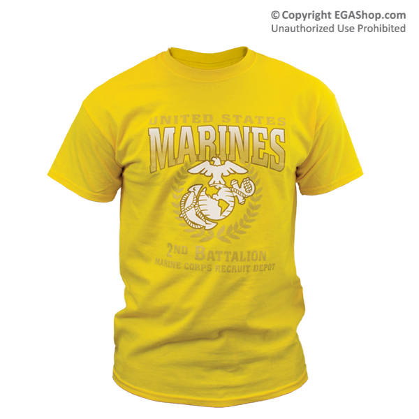  Standard T-Shirt: 2nd Recruit Btn (Yellow)