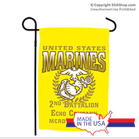 Garden Flag: Recruit Family, 2nd Btn (PI or SD)