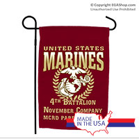 Garden Flag: Recruit Family, 4th Btn (PI)